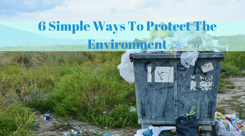 6 Simple Ways To Protect The Environment