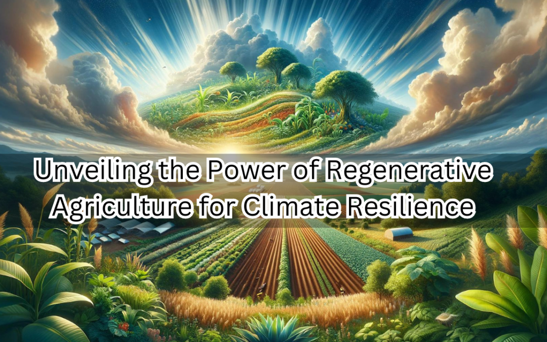 Unveiling the Power of Regenerative Agriculture for Climate Resilience